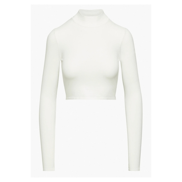 Aritzia Sunday Best Ellie Mock-Neck Open-Back Sweater - Espace - Picture 3 of 11